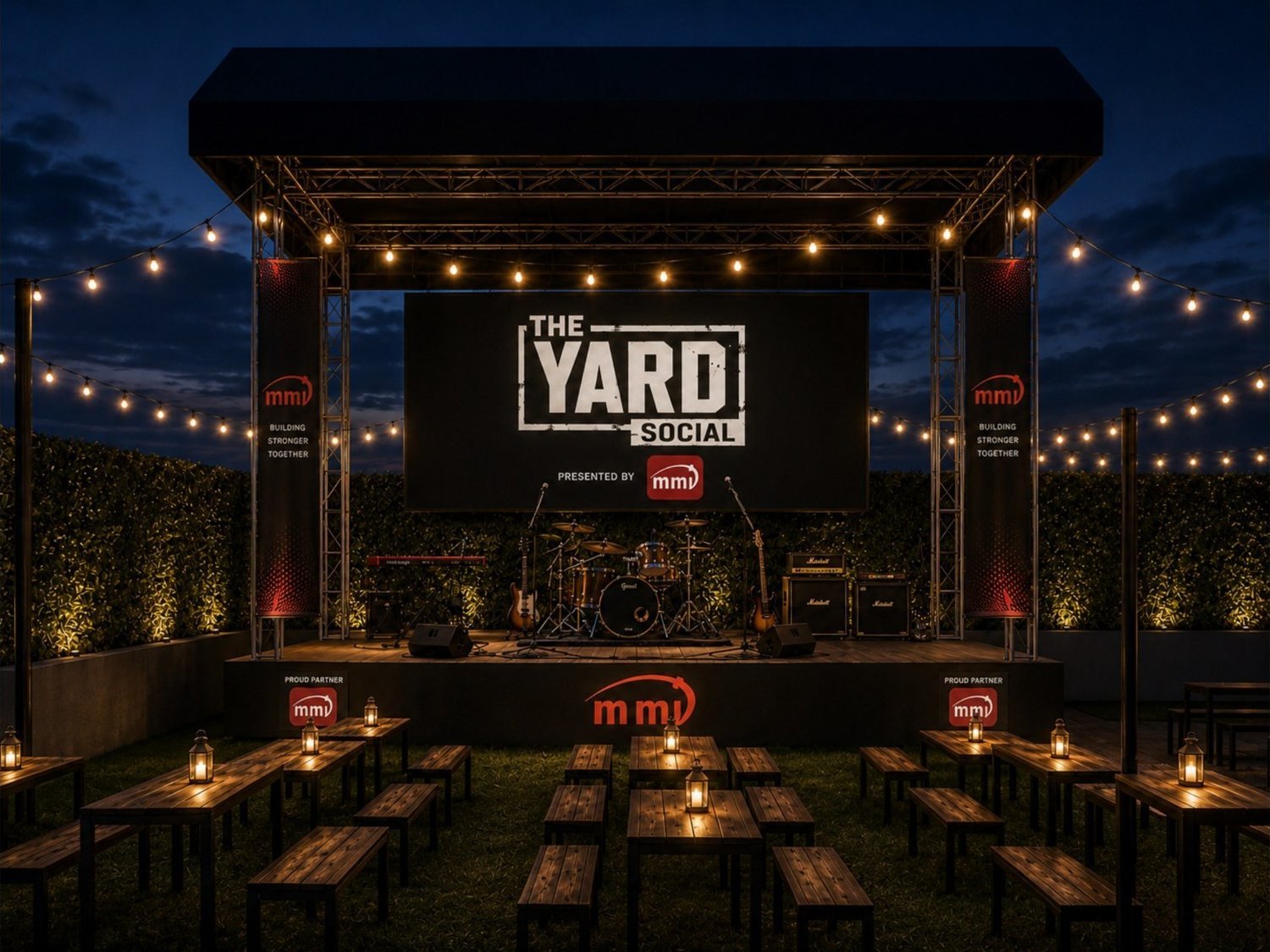 The Stage — concept render of The Yard Social